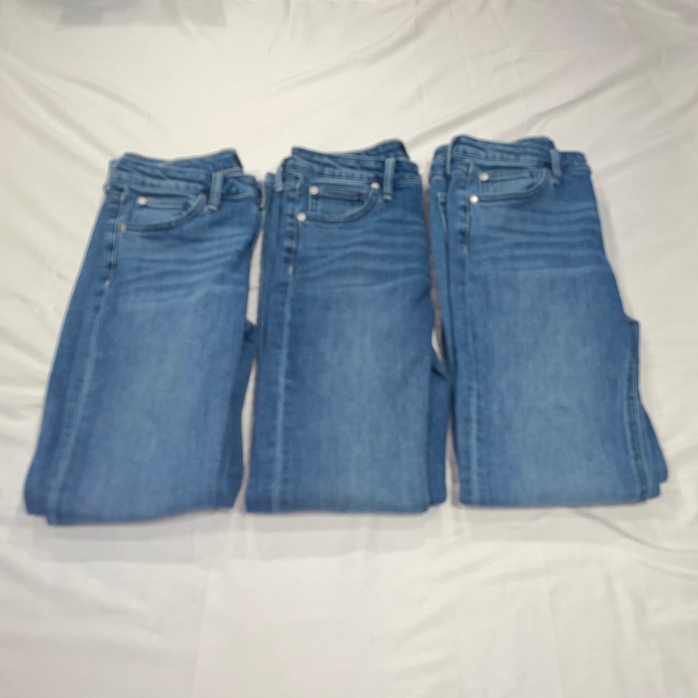 Quince Stretch Mid Rise Slim‎ Straight Jeans Seaside Blue 26/30 KCLC004